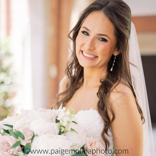 Minimal Pearl Jewelry Set for Weddings-Ginger