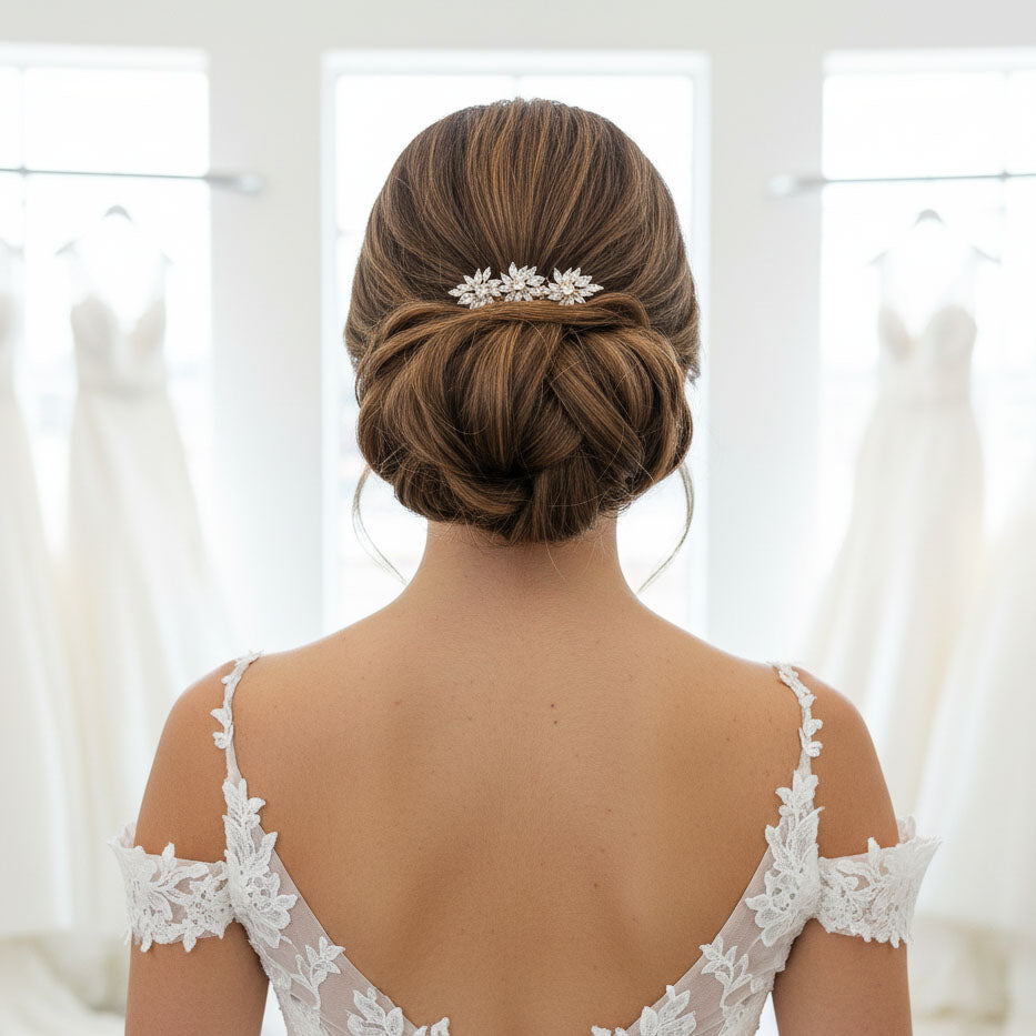 Petit peigne de voile de mariée - Bridget