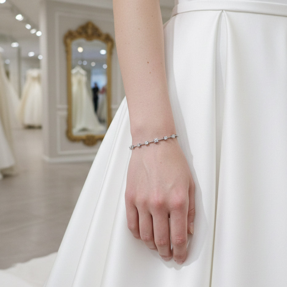 bracelet for formal dress Minimalist Brides & Women for Wedding, Prom or Occasions – PoetryDesigns MIDNITE