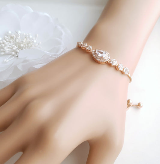 Wedding Slider Bracelet- Joni - PoetryDesigns