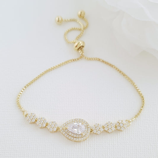 Bracelets coulissants en or rose - Joni