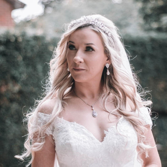 Boucles d'Oreilles Pendantes Perles Or Rose - Pénélope