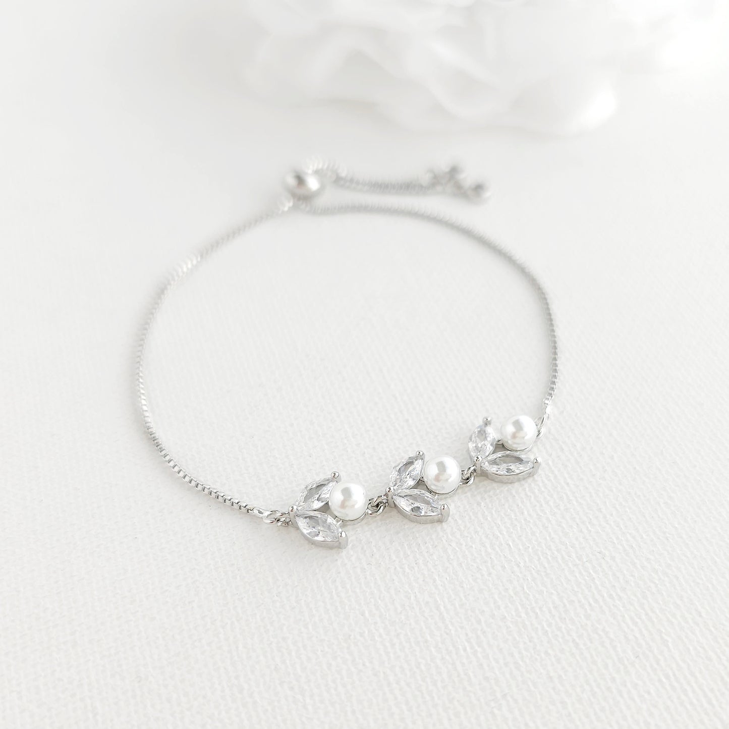 Simple Silver Jewelry Set-Leila