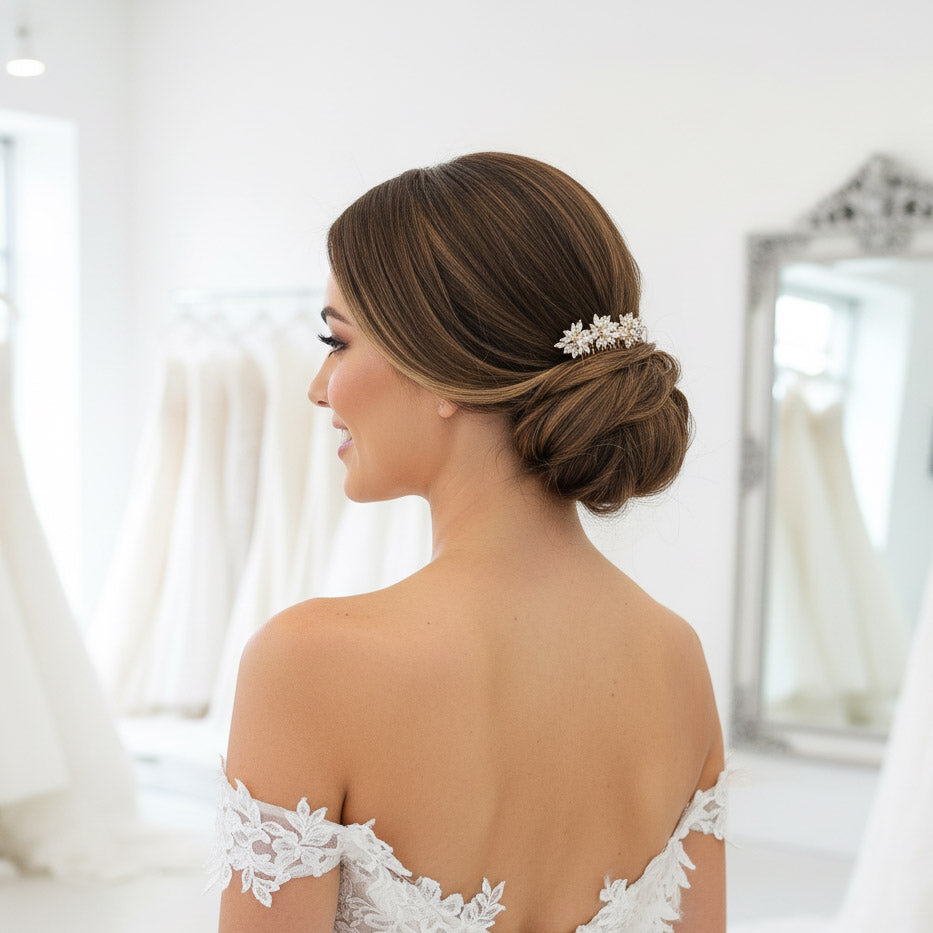 Petit peigne de voile de mariée - Bridget