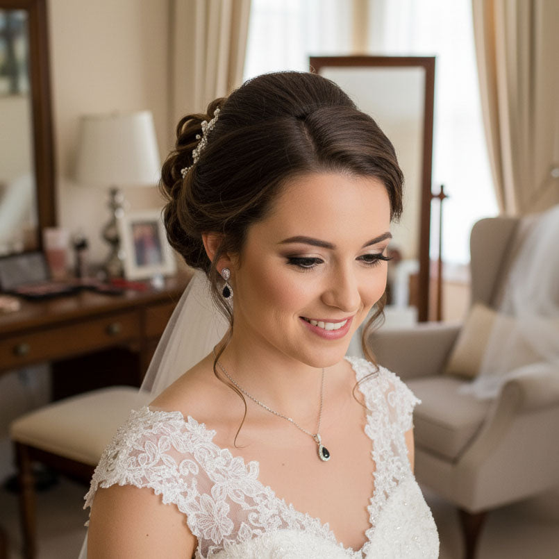 Ensemble de bijoux Clear CZ-Marie