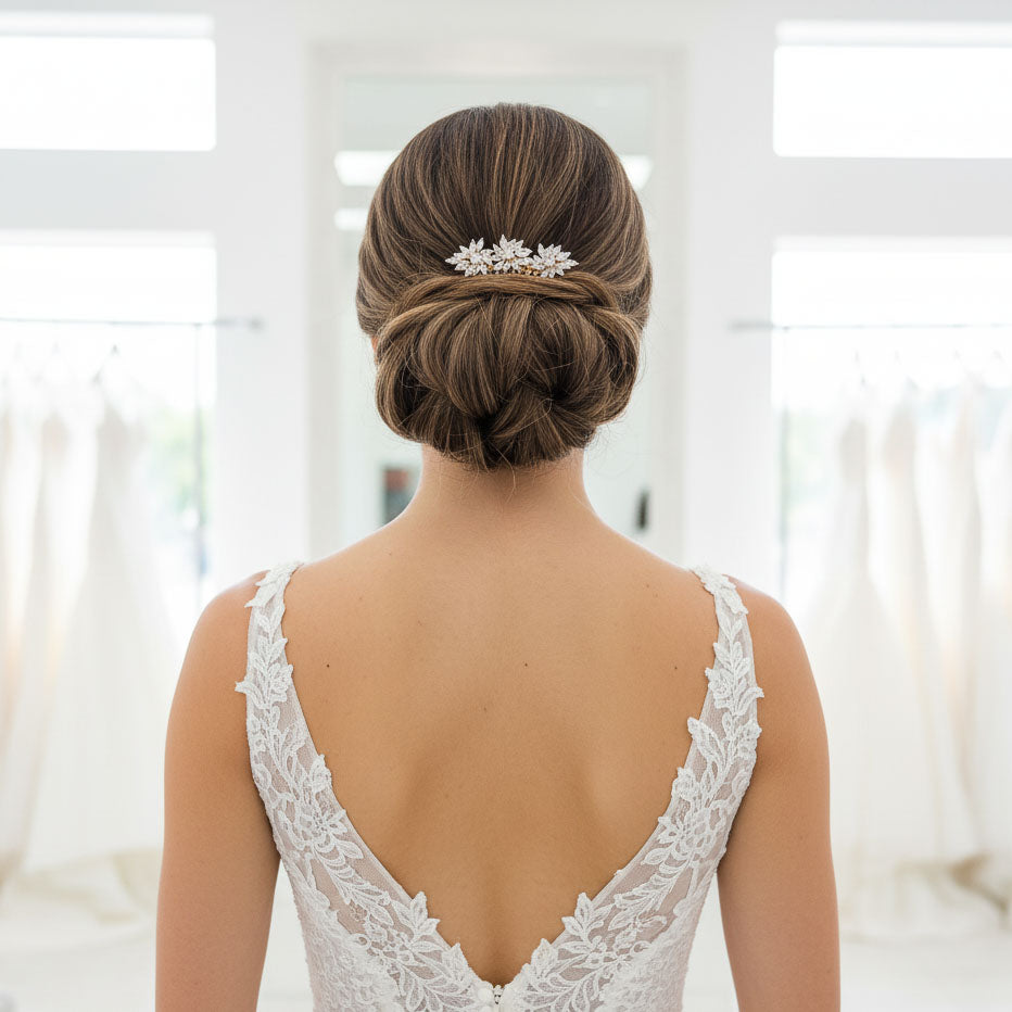 Petit peigne de voile de mariée - Bridget