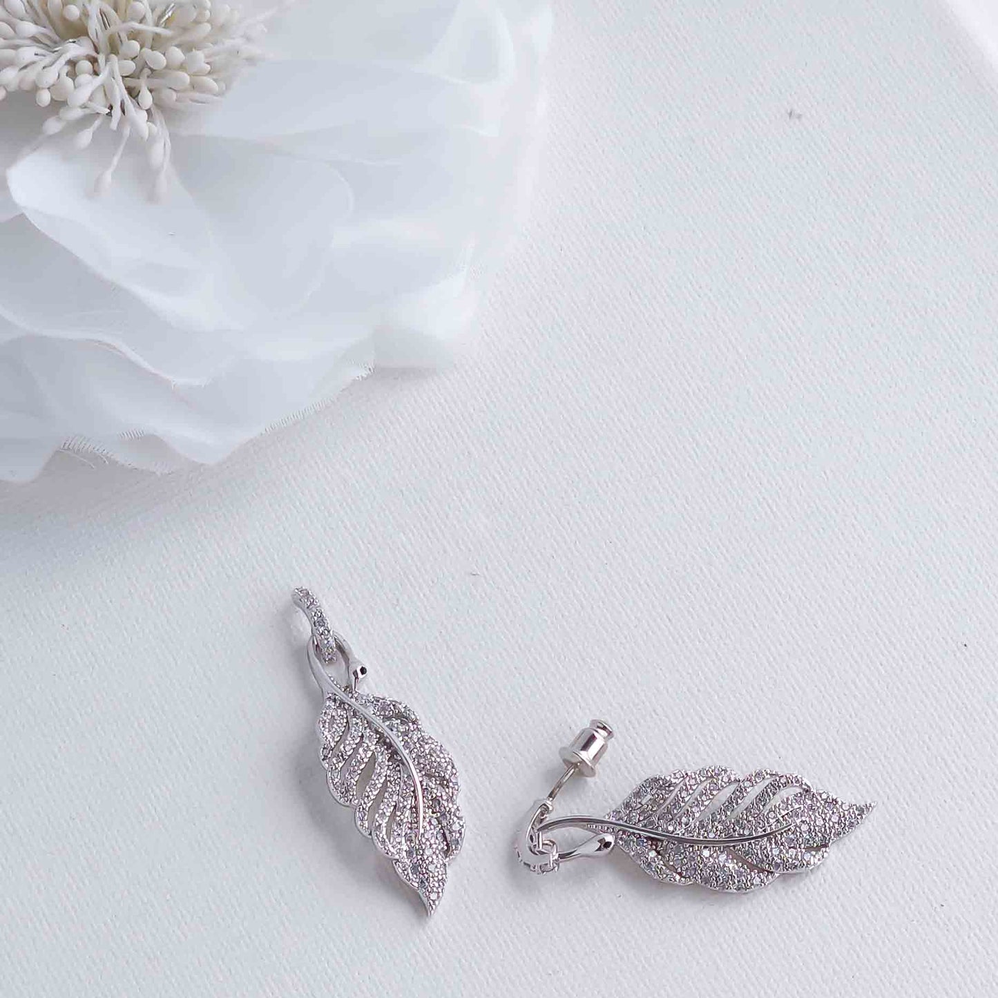 Feather Earrings for Women-Dove