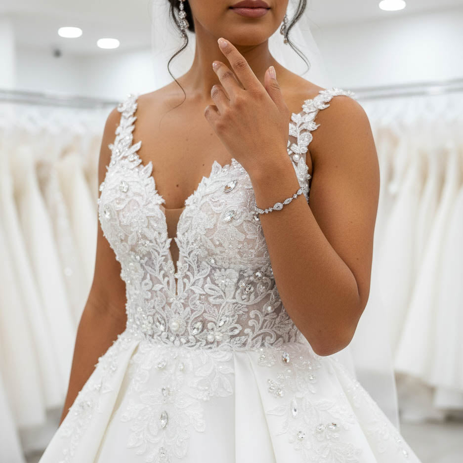 Gold Wedding Bracelet- Ari