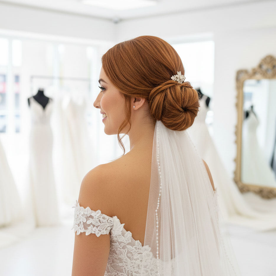 Peignes à cheveux dorés pour les mariages-Daisy