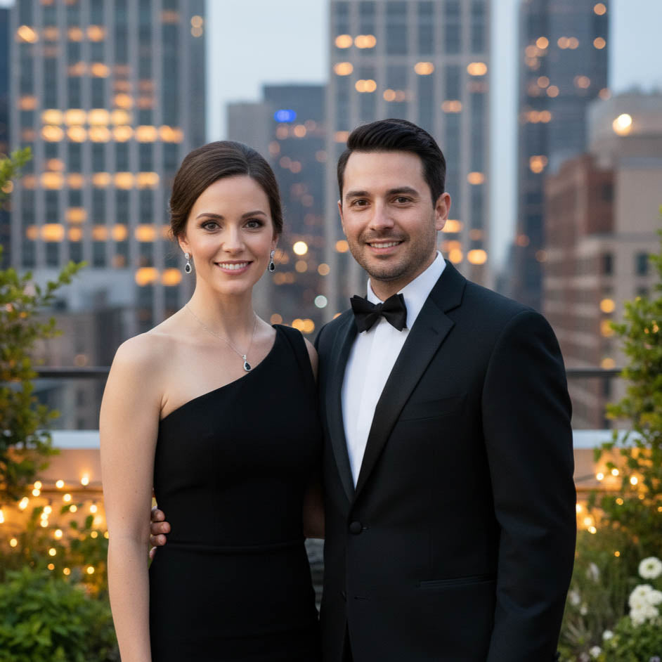 Ensemble de bijoux Clear CZ-Marie