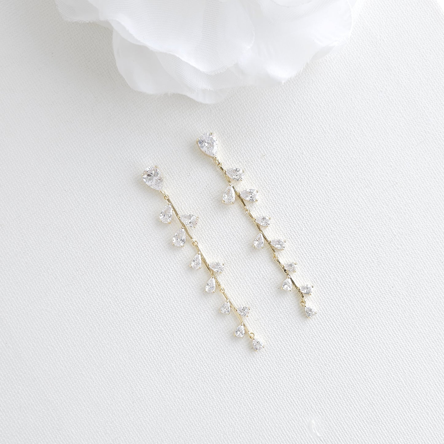 Regal Gold CZ Choker Set: Bride, Wedding & Occasion Elegant Statement Jewelry -Talia