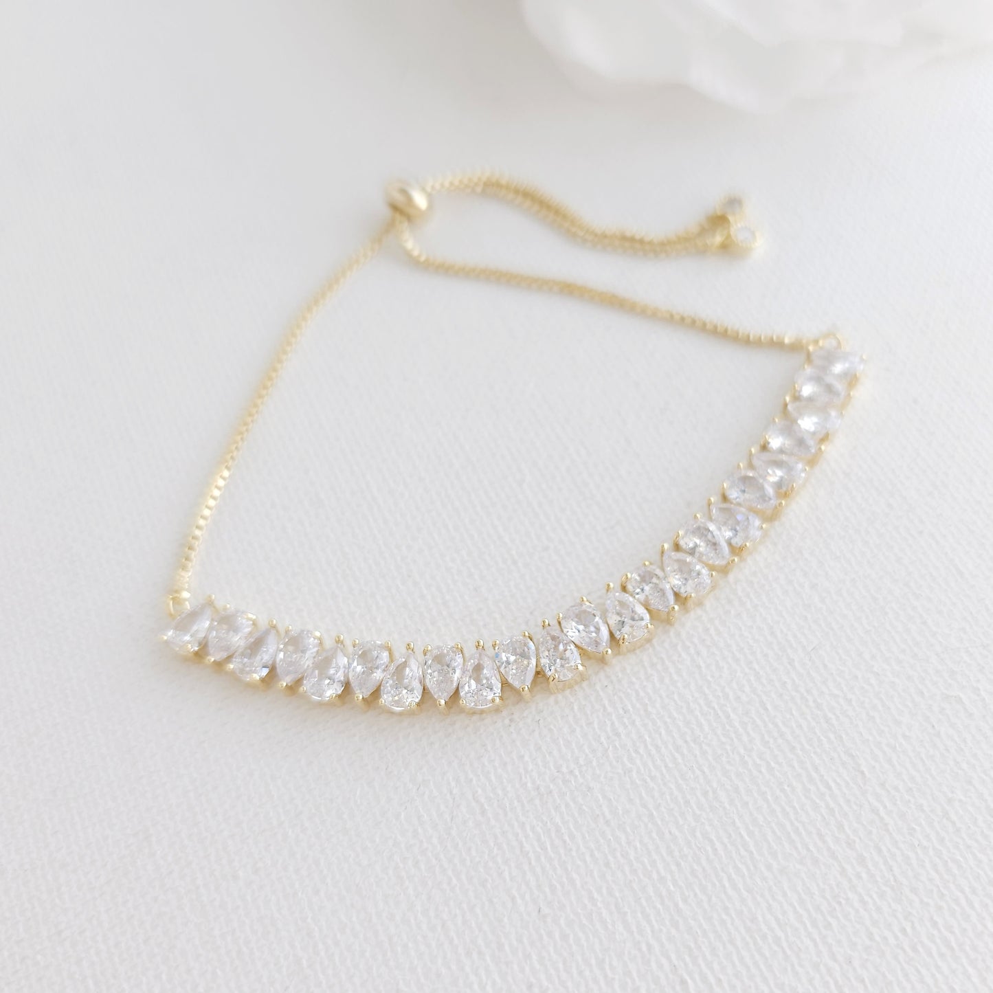 Regal Gold CZ Choker Set: Bride, Wedding & Occasion Elegant Statement Jewelry -Talia