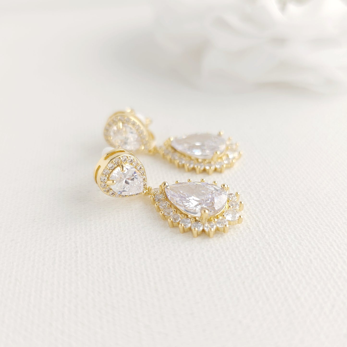 Ensemble de bijoux Clear CZ-Marie