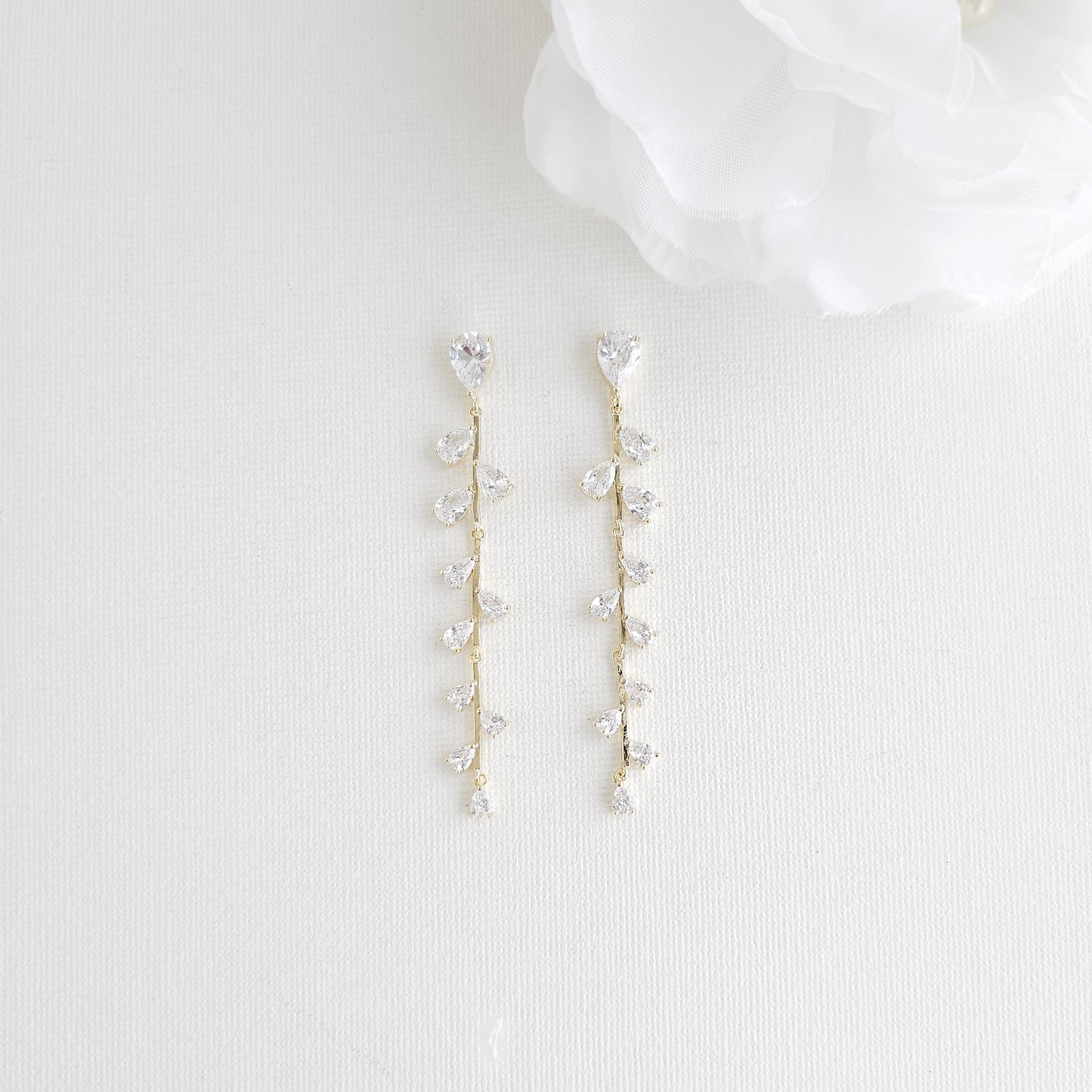 Regal Gold CZ Choker Set: Bride, Wedding & Occasion Elegant Statement Jewelry -Talia