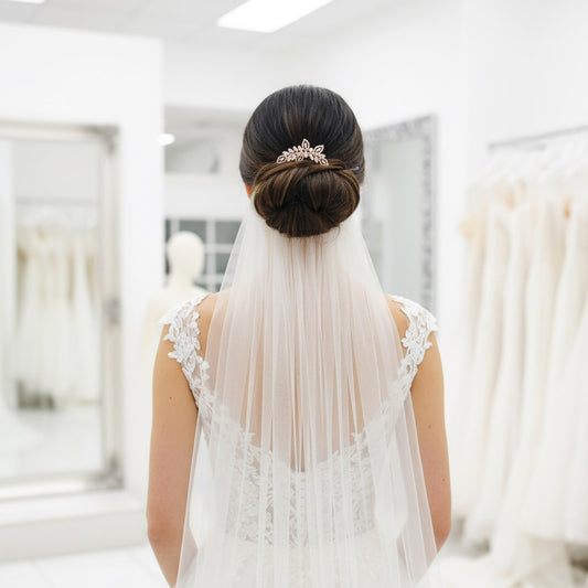 Gold Leaf Hair Comb: Modern Design for a Timeless Classic Bridal Look– Kerry