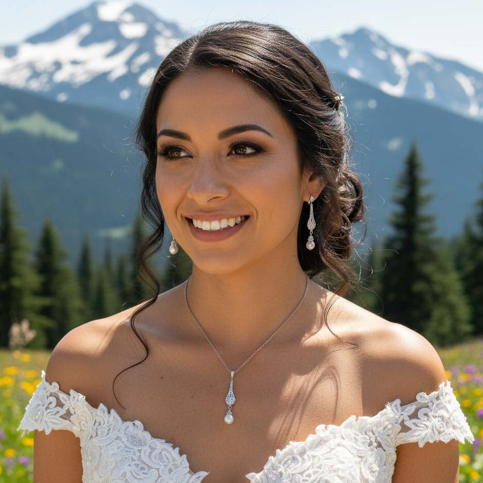 Vintage Earrings for Wedding- Lisa