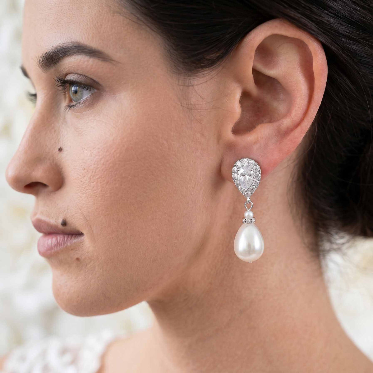 Pearl Drop Earrings- Penelope