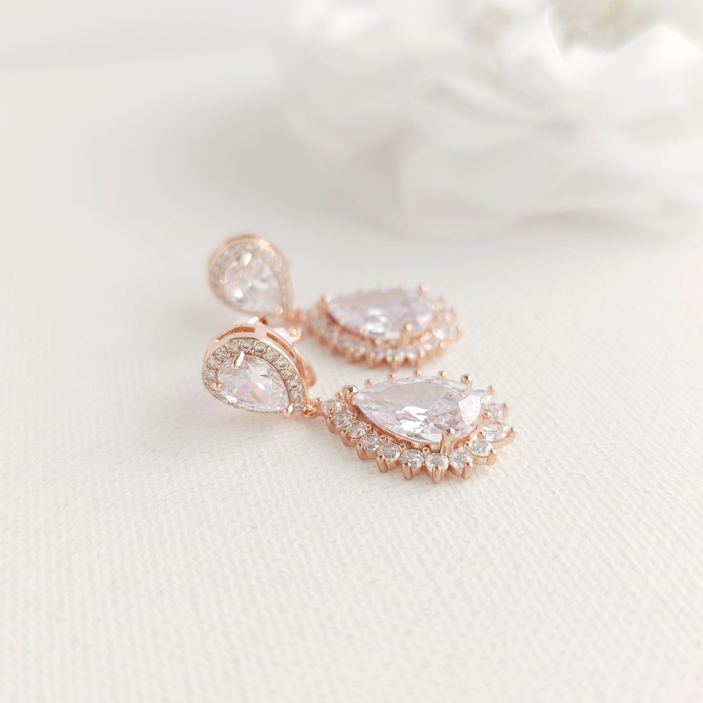 Ensemble de bijoux Clear CZ-Marie