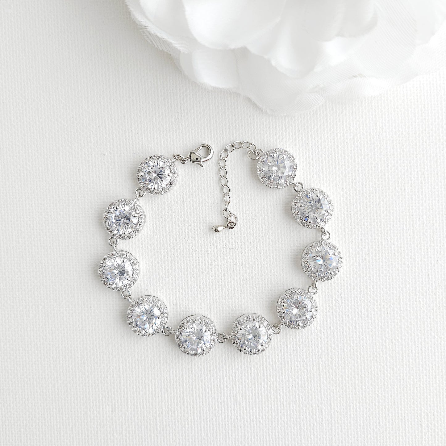 Gold Bridal Bracelet | Elegant Round Statement Design - Grace