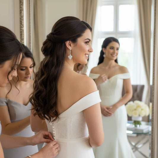 Dangling Chandelier Earrings for Wedding and Special Occasions-Yana