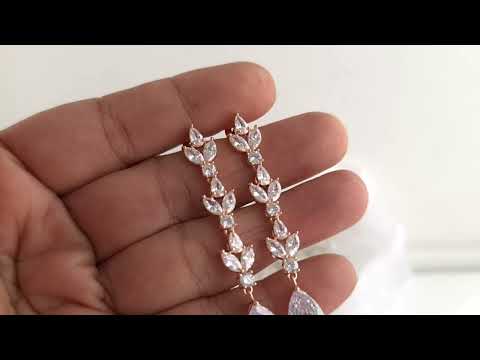 Trejours Marketplace | Diamond Multristrand Drop Earrings for Rent