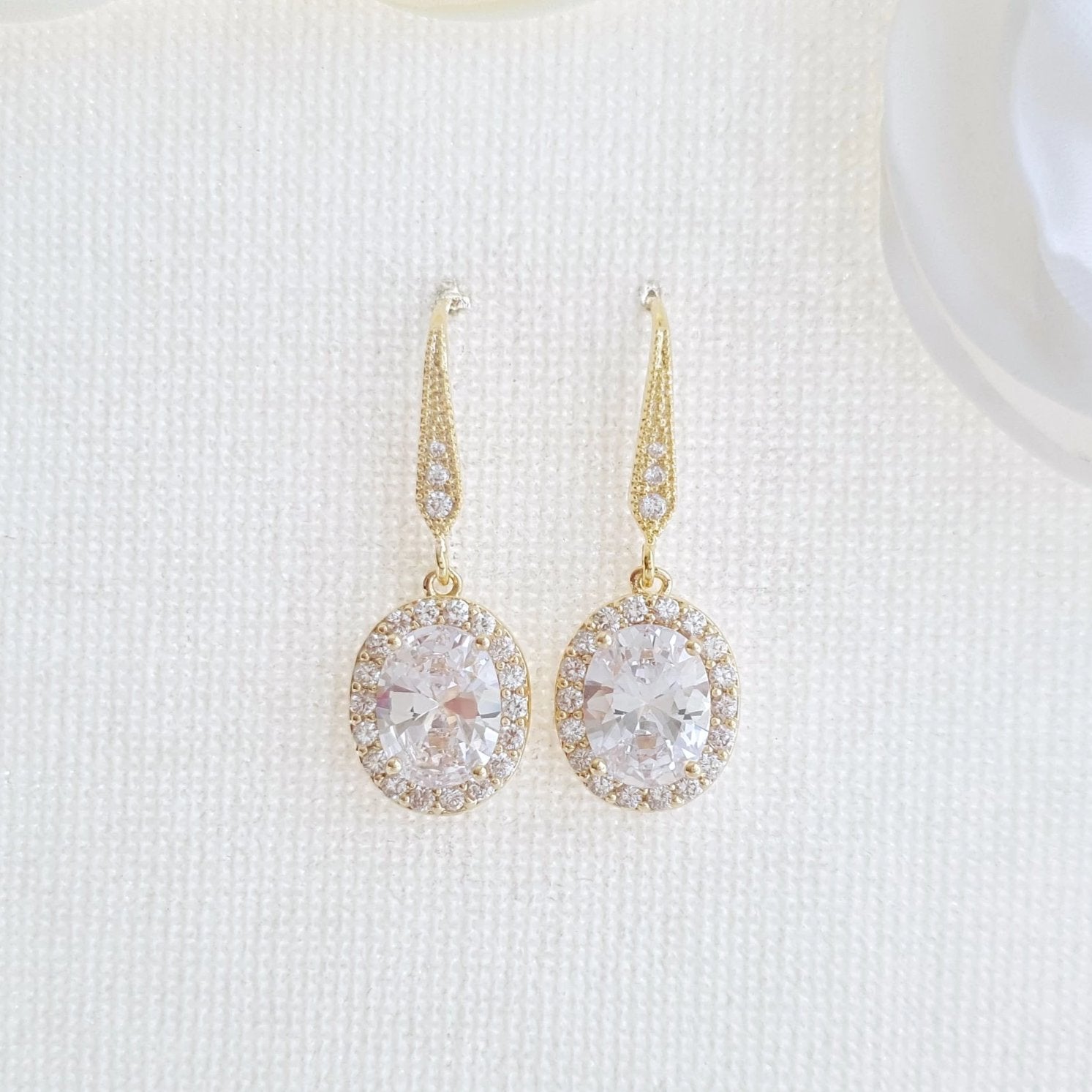 14K Gold Filled crystal online Earrings EMILY