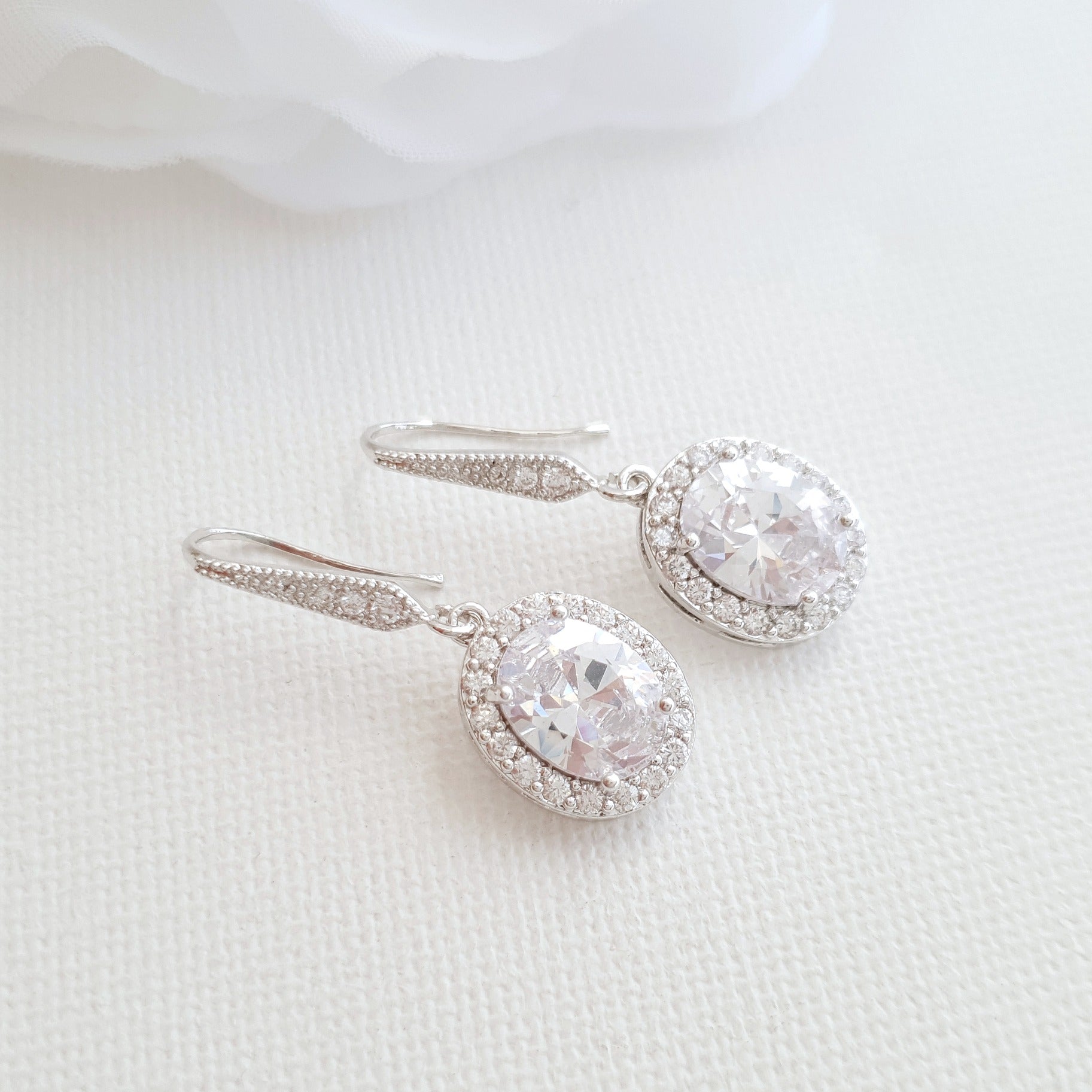 Bridal & Wedding small dangly earrings for Brides- Poetry Designs