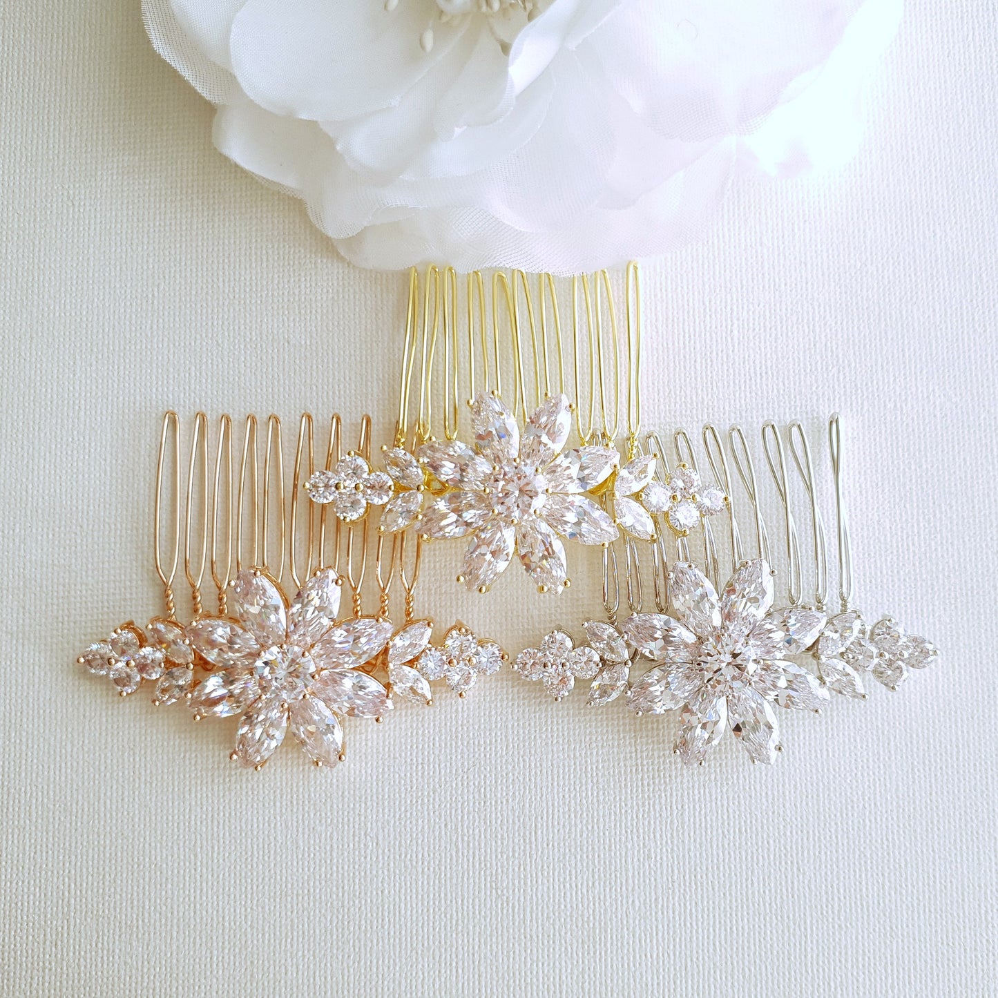 Daisy Flower Hair Comb for Brides- Daisy