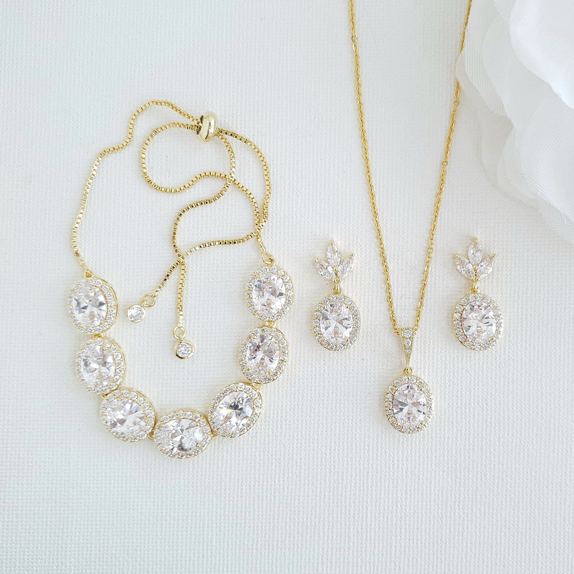 Riddhi Siddhee Gold Plated Blue And White Braidal Diamond Kadi Necklace Set  And Matching Earrings With Tikka - Fashion Jewellers India