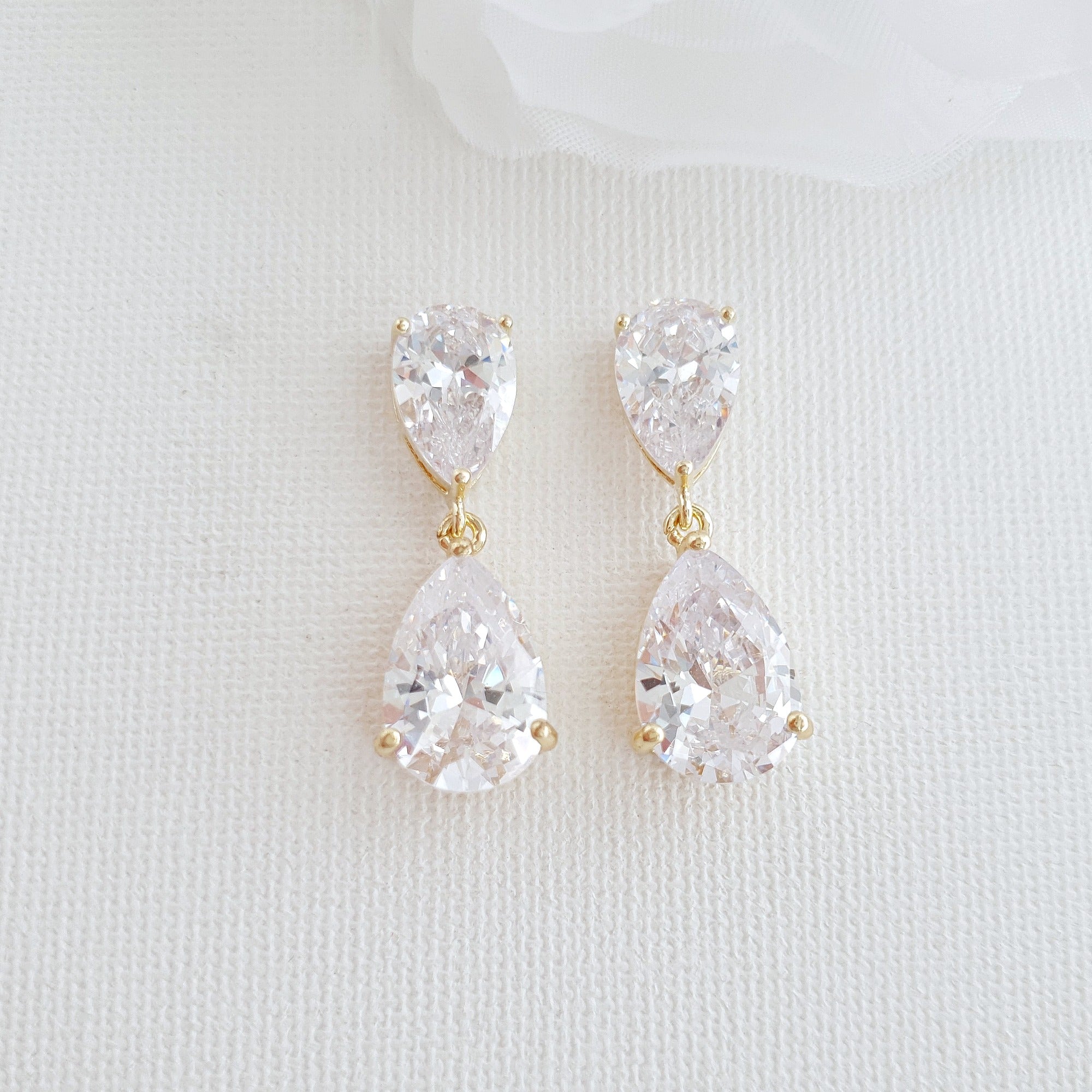 Diamante Drop Earrings | Karen Millen