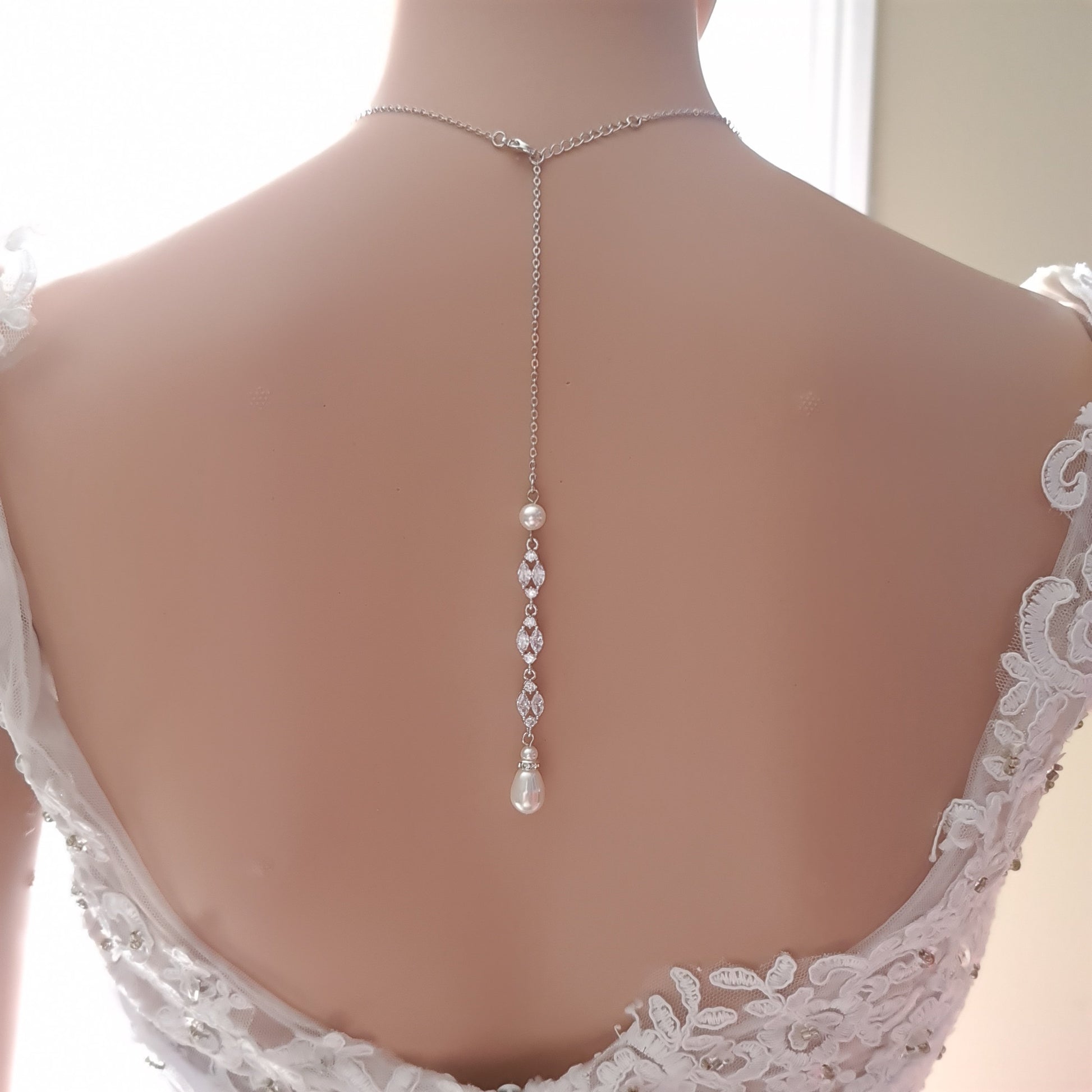 Recarga Vuse Go Necklace For Backless&Strapless Wedding Dress in Silver,Gold,Rose Gold PoetryDesigns Recarga Vuse Go Necklace For Backless&Strapless Wedding Dress in Silver,Gold,Rose Gold PoetryDesigns