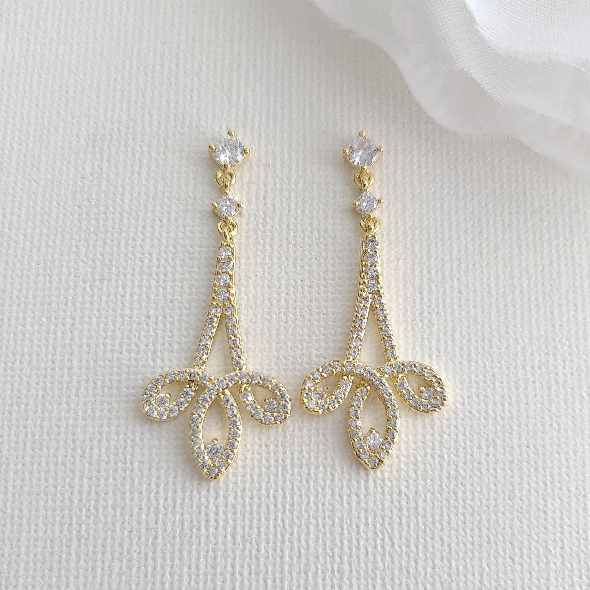 Bridal Earrings - Formal, Wedding Jewelry - Hello Lovers Australia