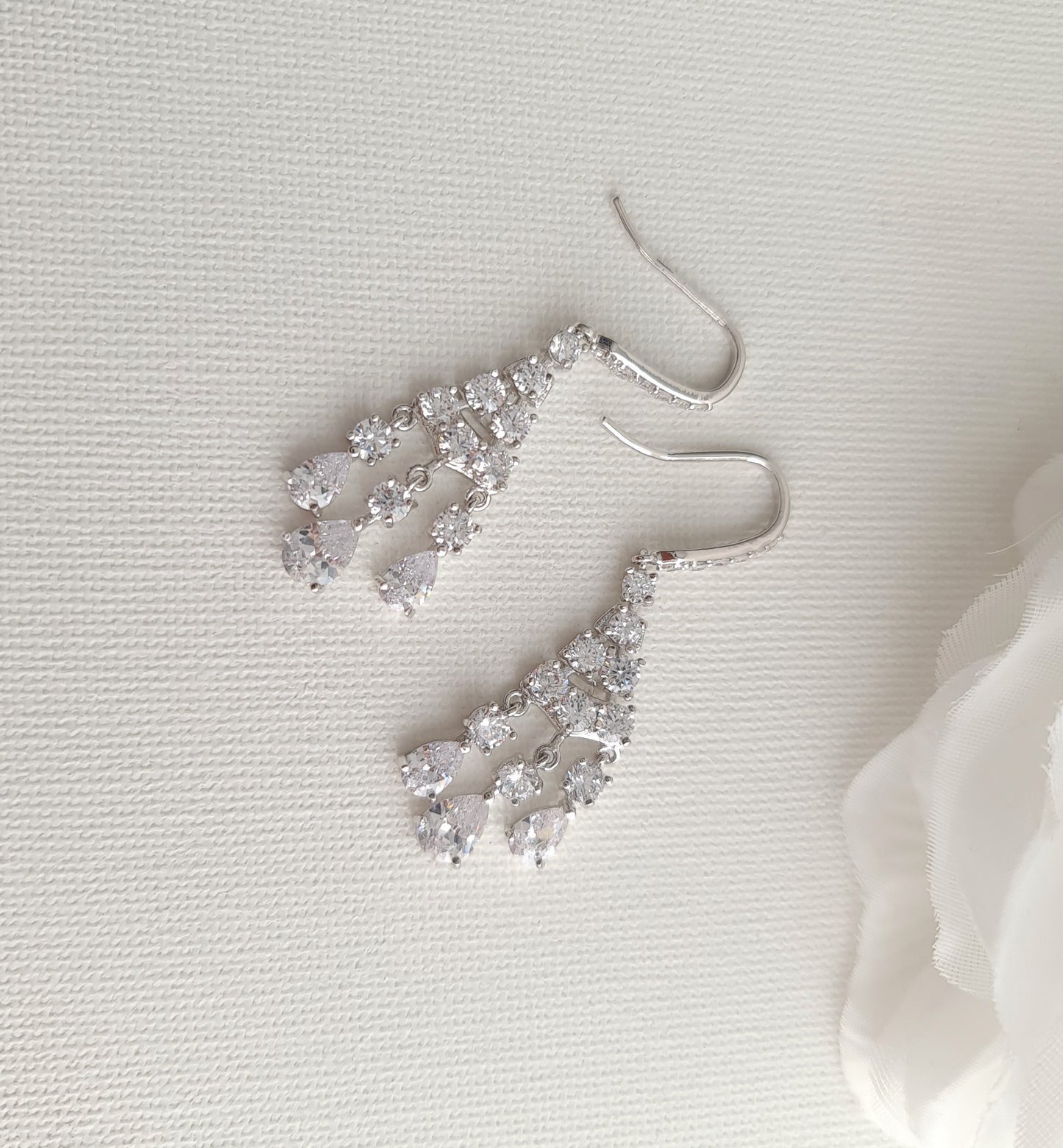 Boucles d'oreilles pendantes chandelier-Ciara