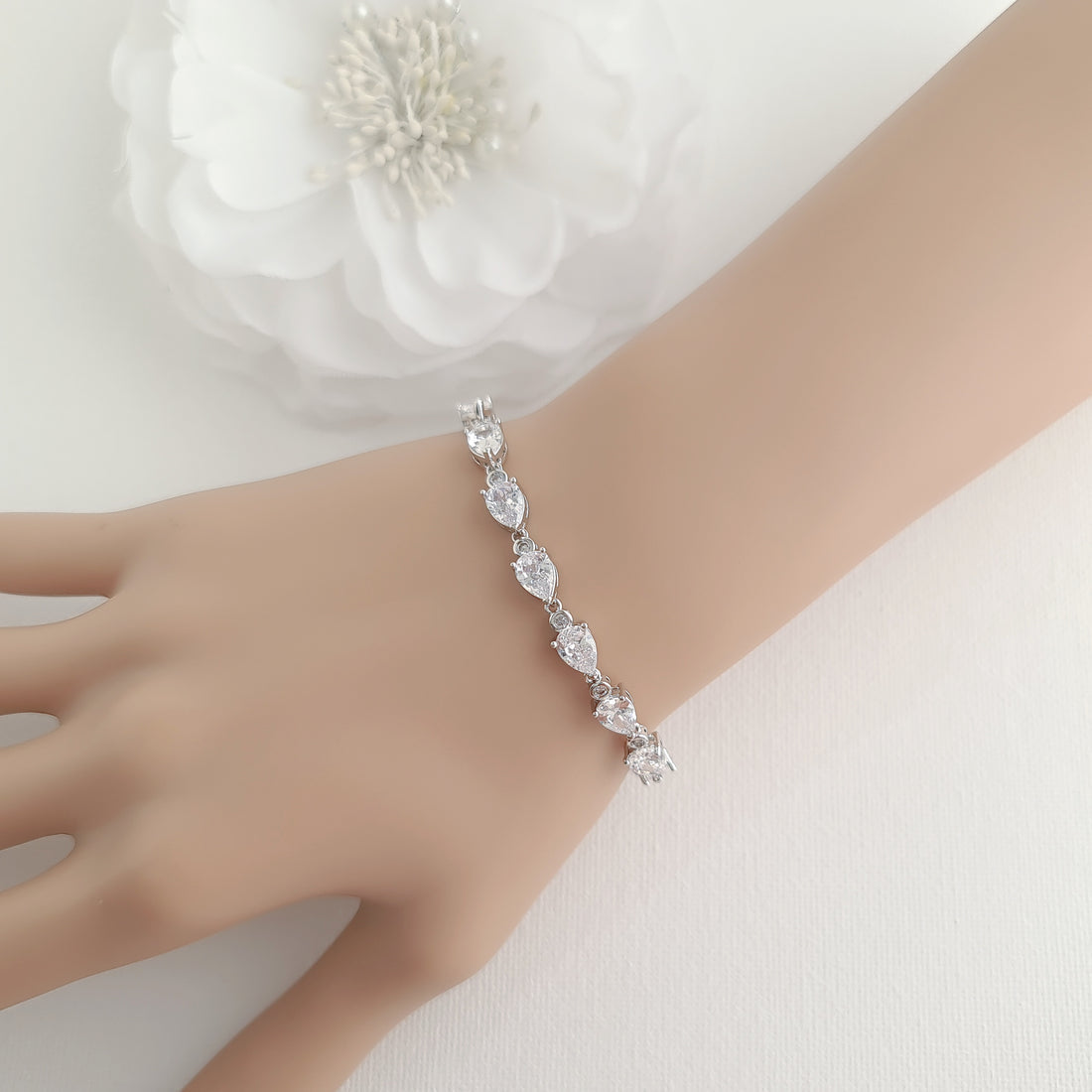 PROMO SET] Diana Pink Diamond Necklace Bracelet Earrings Ring Set - ROSCE  Jewelers