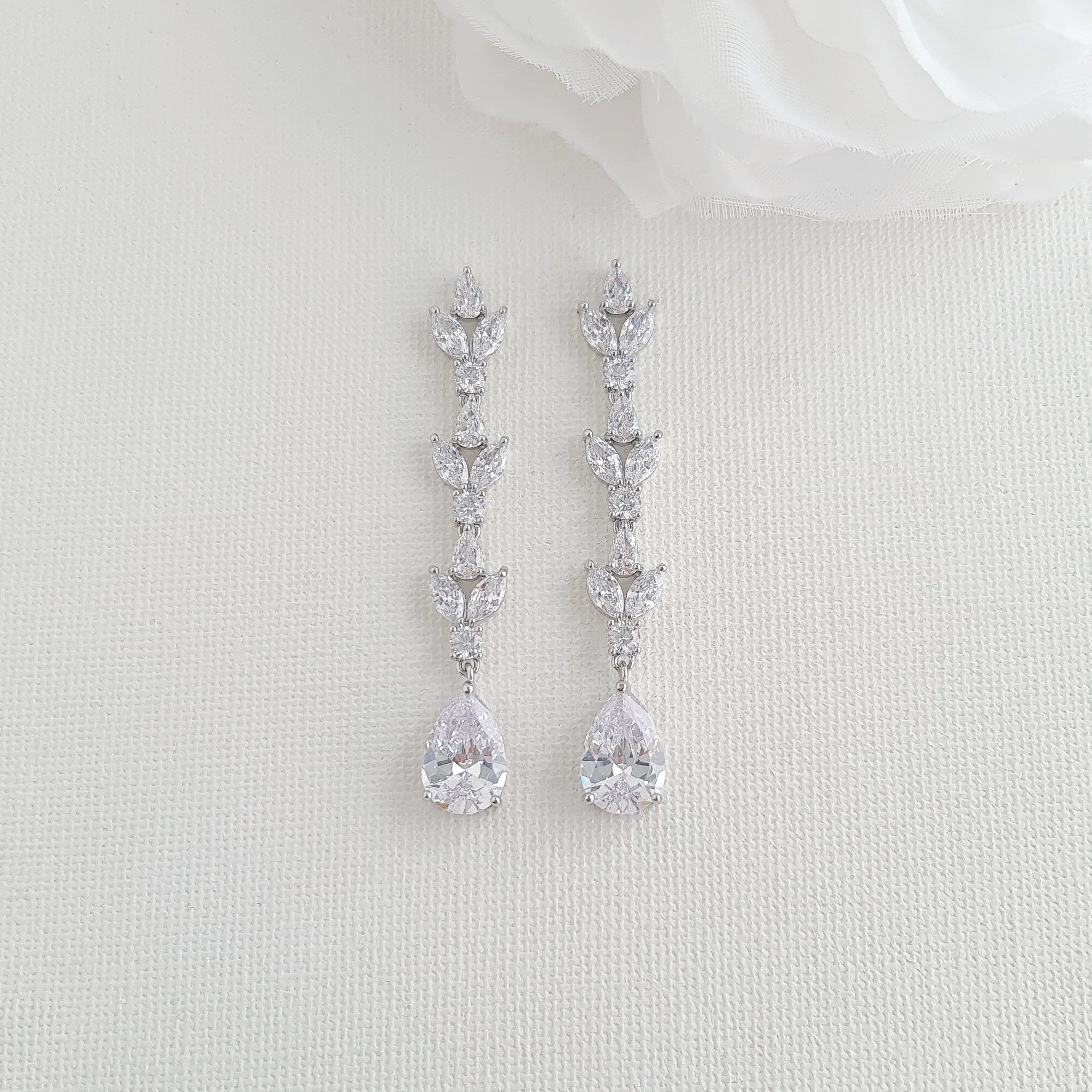 Light Purple Violet Swarovski crystal invisible clip on stud earrings –  Miyabi Grace