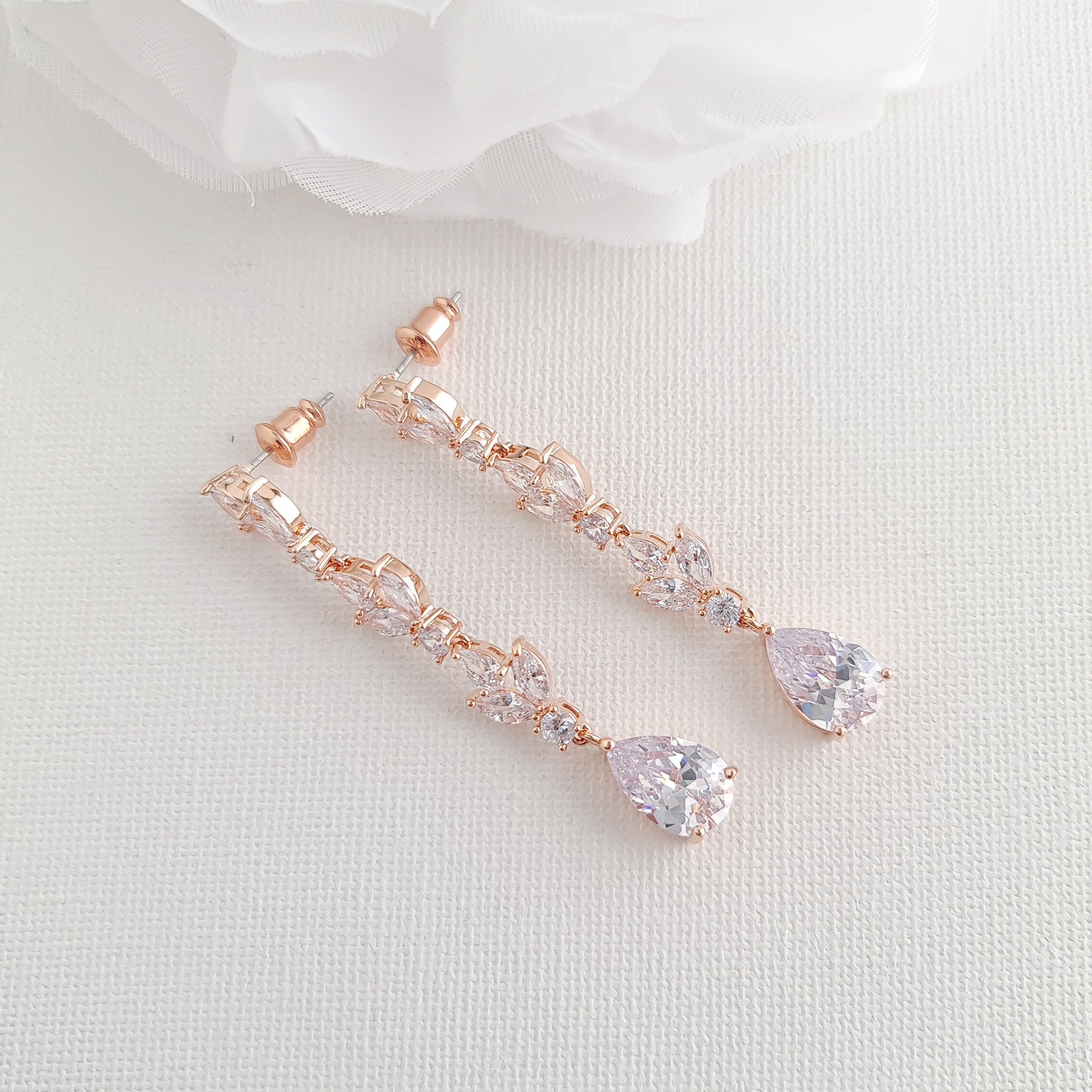 Buy Wings Rose Gold Diamond Earrings 18 KT white gold (3.02 gm). | Online  By Giriraj Jewellers