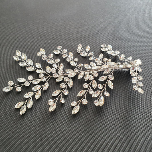 Silver Filigree Wedding Hair Pin - Tara Lois Jewellery