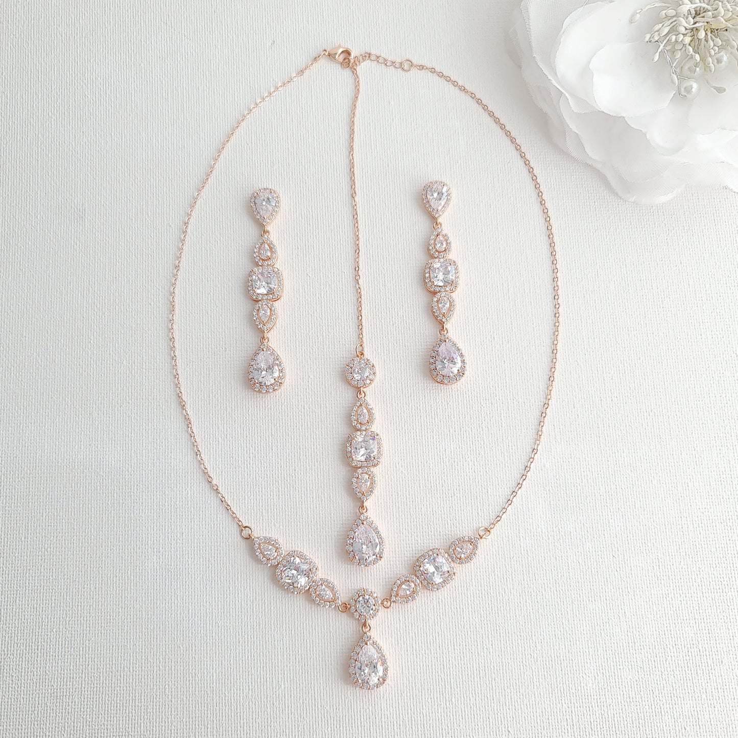 Accessory Collection - Rose Gold Triple Necklace Layering Clasp – Arinna  Jewelry