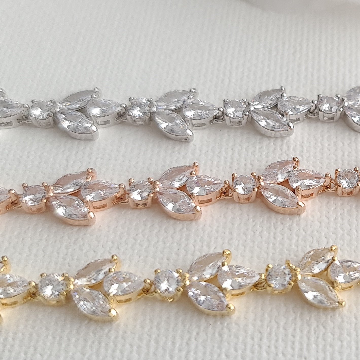 Buy An Elegant & Trendy Rose Gold Bride Bracelet for Your Wedding