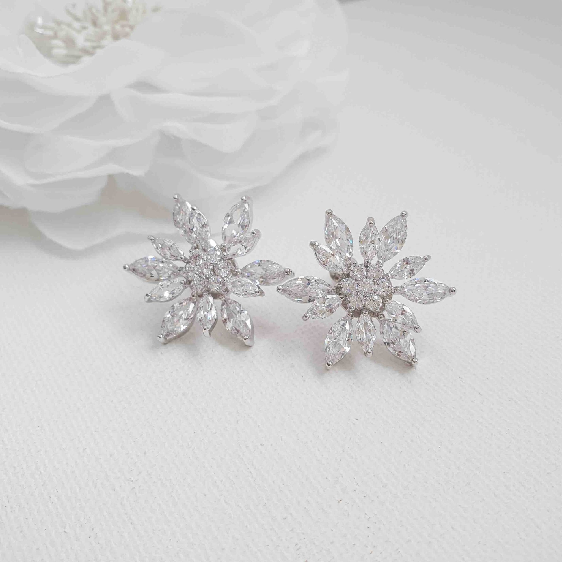 Big Stud Earrings-Spring - Main Image