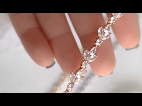 Pearl + Rhinestone Bracelet — Bridal Gowns, Wedding Shoes, Jewelry - PSALM  SEED