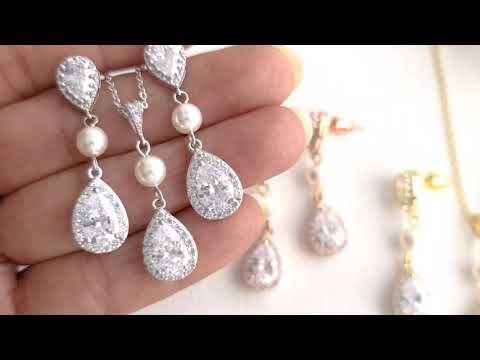 Fashion Zircon Crystal Heart Rhinestone Dangle Drop Earrings Wedding Women  Gift | eBay
