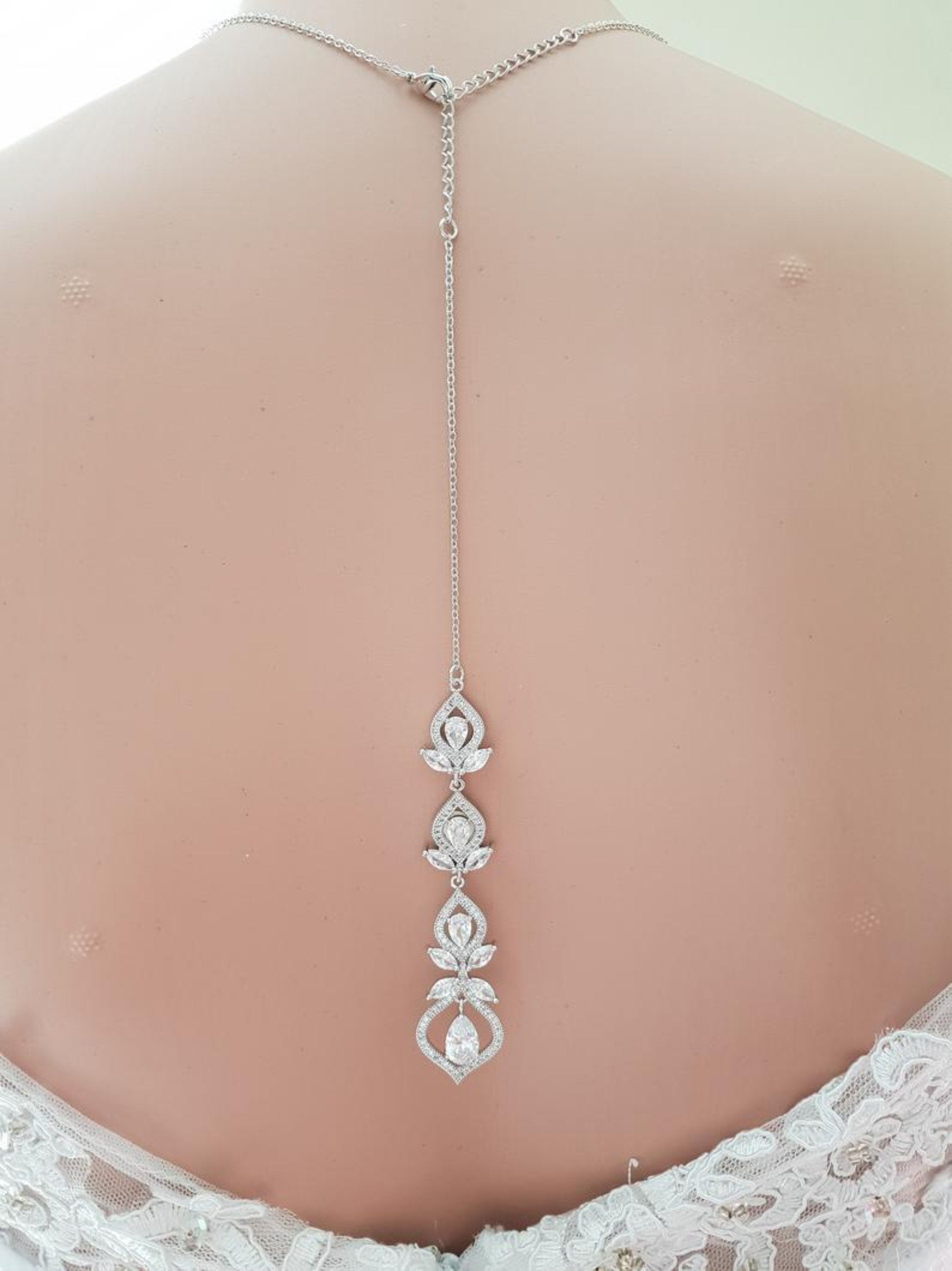 Simulated Pearls Bridal Backdrop Lariat Necklace Perfect For Weddings,  Bikini Bodychains, And Dress Accessories From Yy_dhhome, $22.8 | DHgate.Com