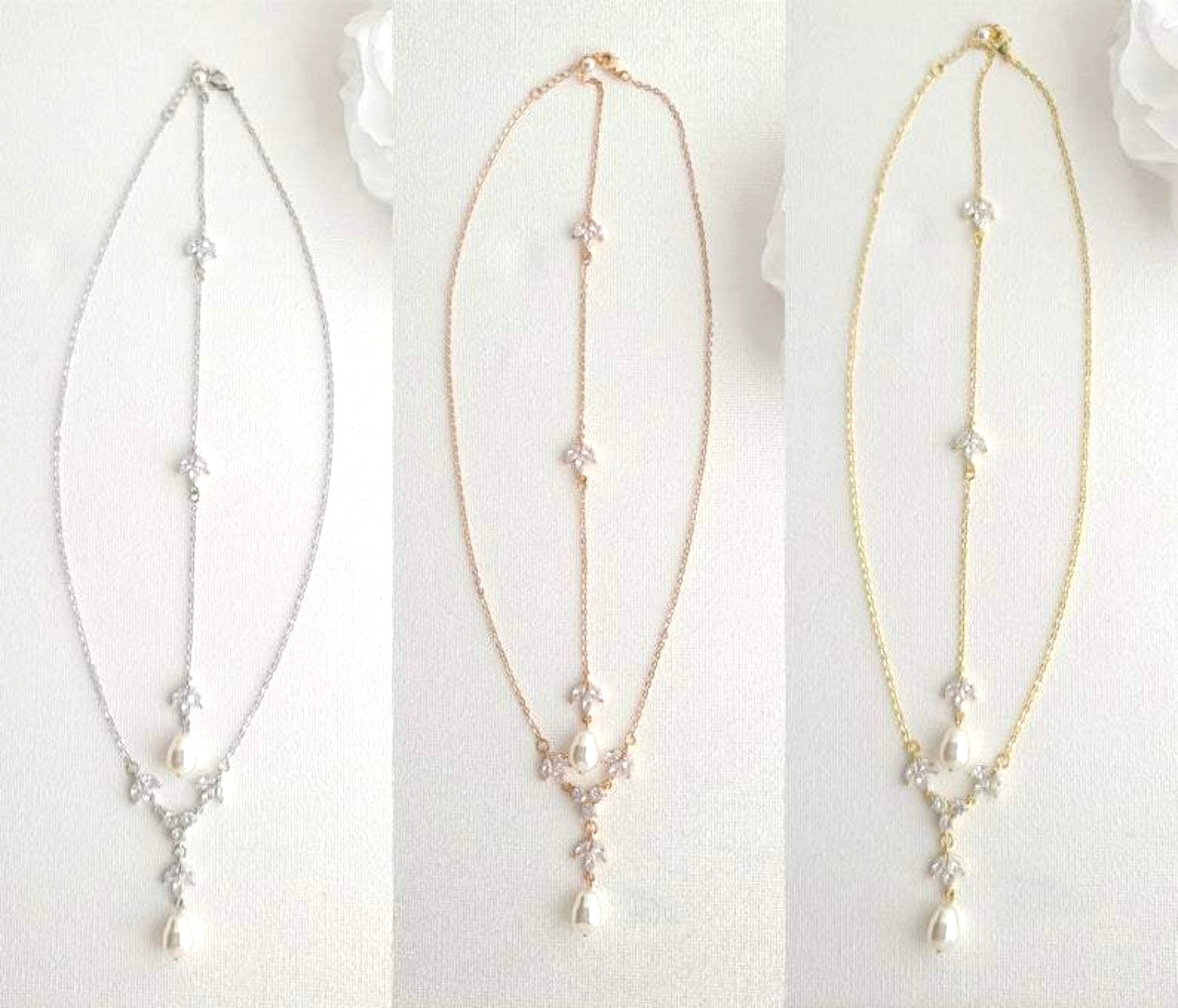 3pcs Layered Necklace Clasp Womens Jewelry Clasp Hook Jewelry