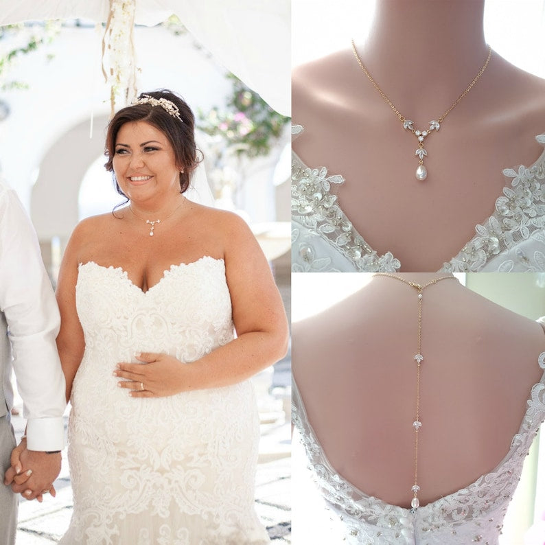 Wedding Dress Jewelry For Low Cut Dress Delicate Back Jewelry For Backless Low-Back Wedding Gowns! Wedding Dress Jewelry For Low Cut Dress Delicate Back Jewelry For Backless Low-Back Wedding Gowns!