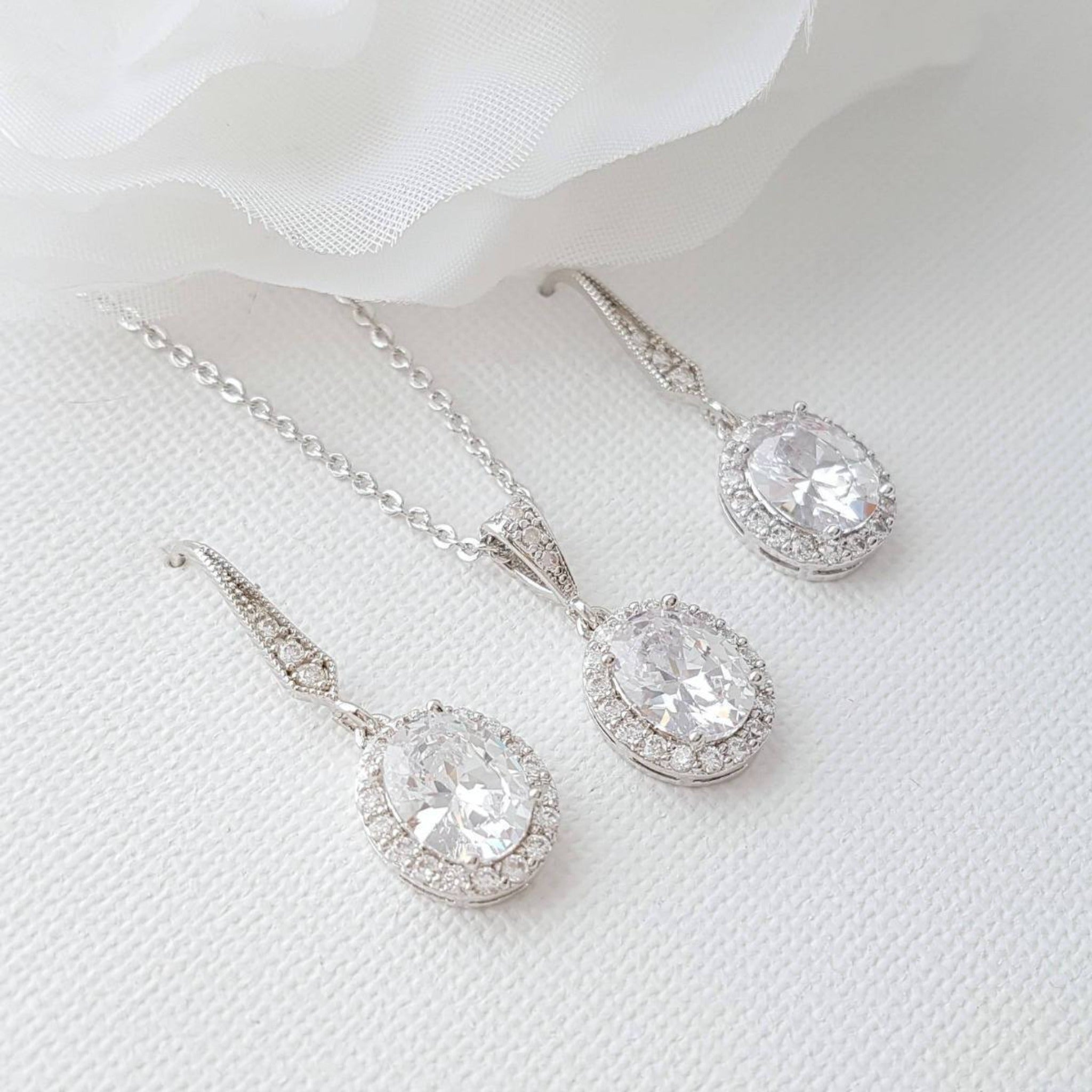 14K Rose Gold CZ Teardrop Bridal Necklace and Earring Jewelry Set, Wedding Necklace  Jewelry Set, Bridesmaid Jewelry Set - China Wedding Jewelry Set and Bridal  Jewelry Set price | Made-in-China.com