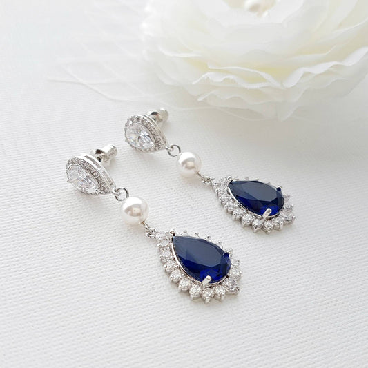 Blue Drop earrings