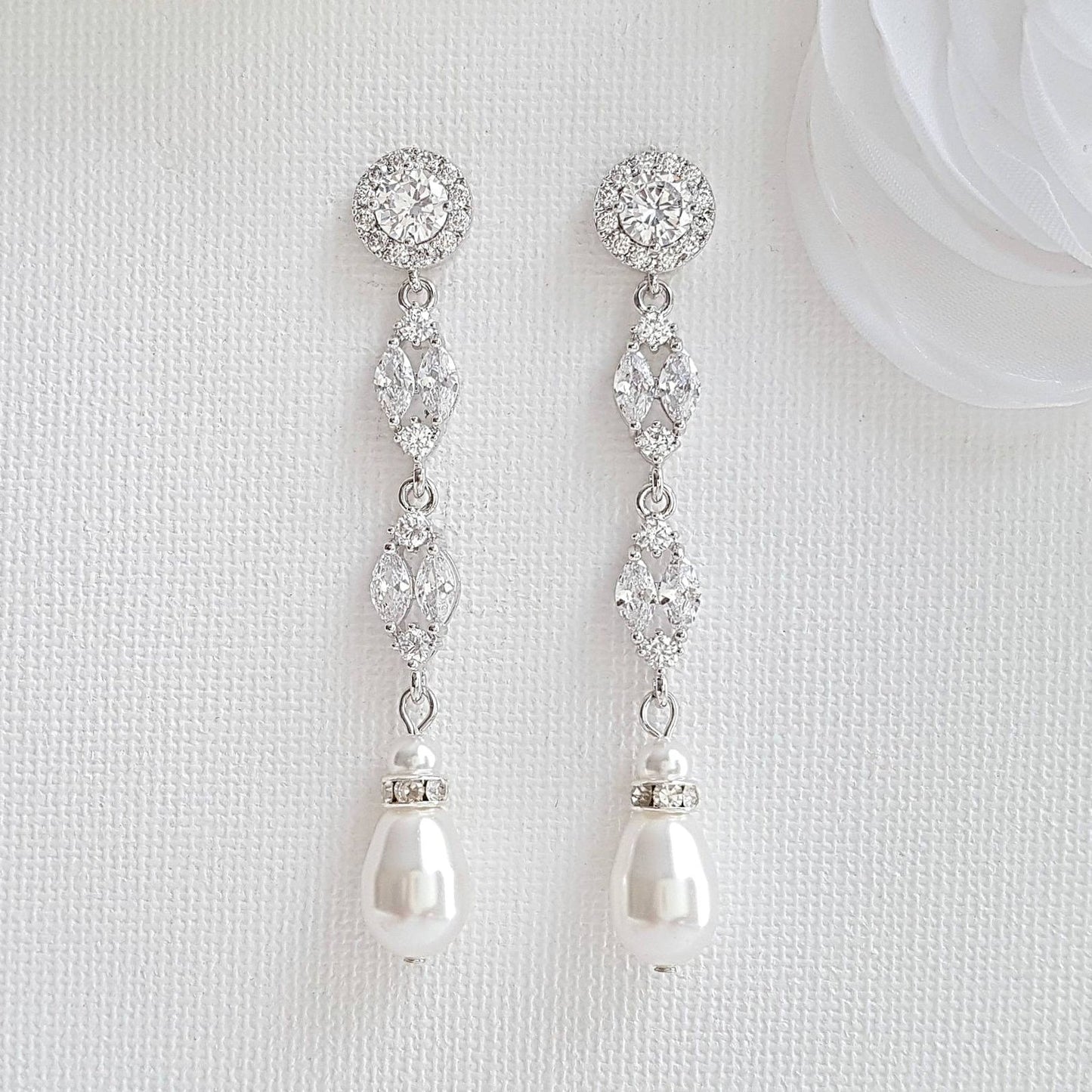 Clip On earrings for Brides and Weddings