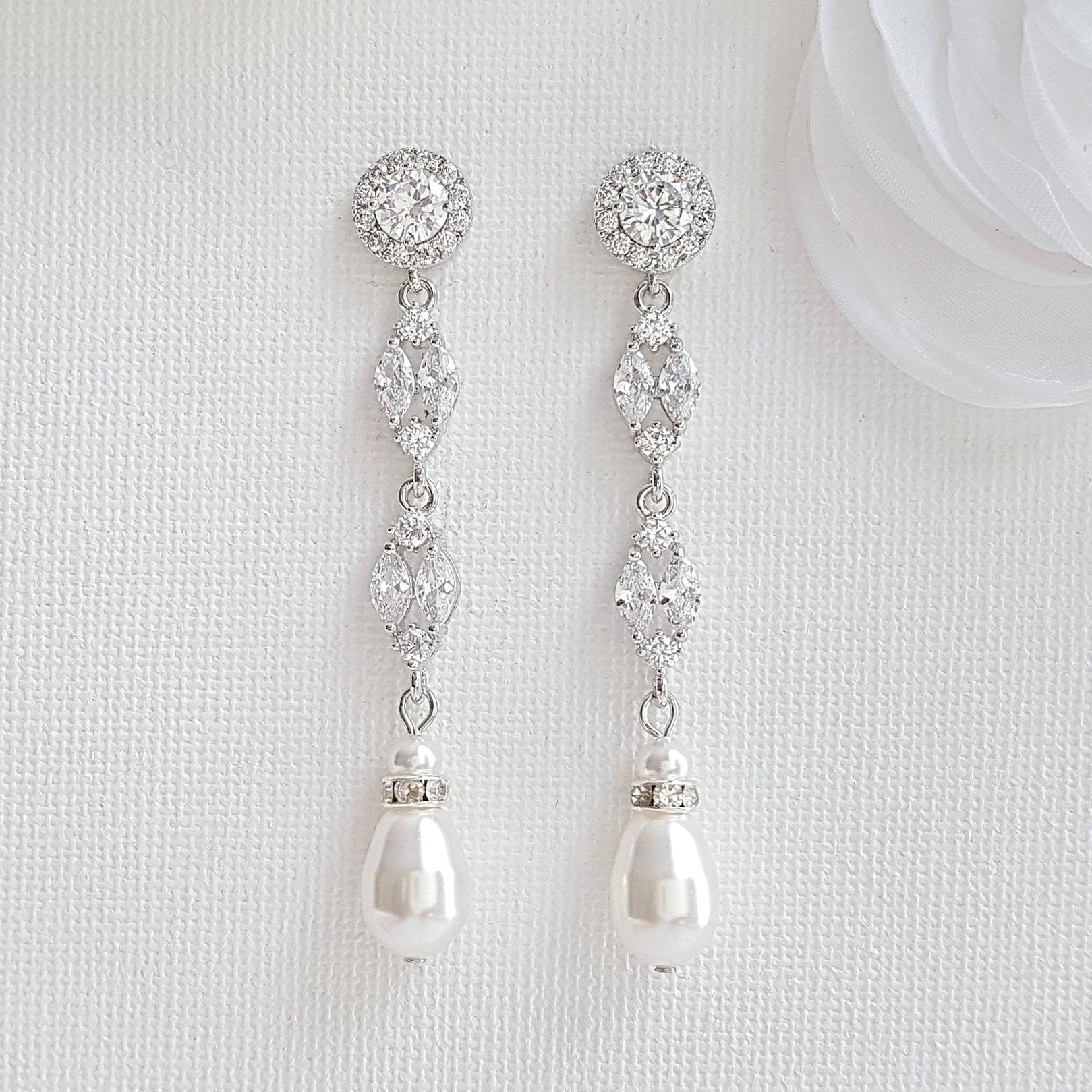 Clip On earrings for Brides and Weddings