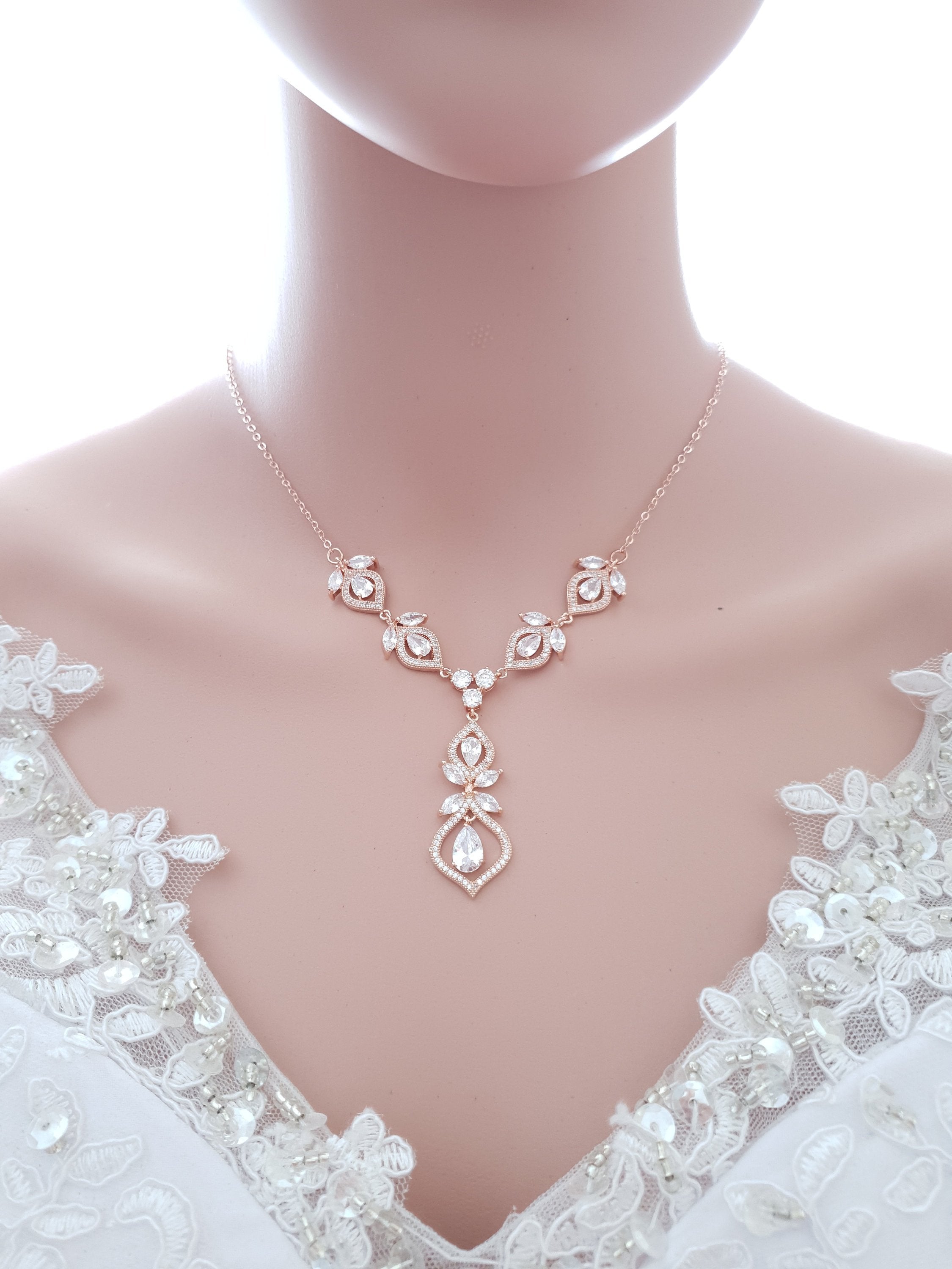 Rose Gold Wedding Jewelry – Adorn A Bride